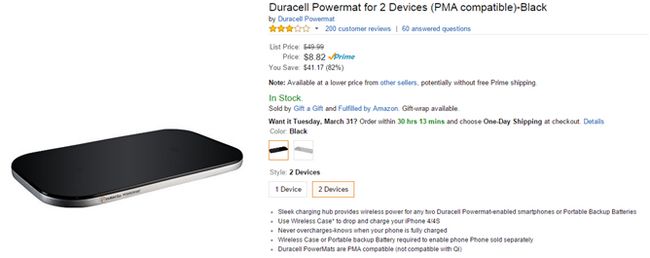 Fotografía - [Alerta Trato] Duracell Powermat 2-Dispositivo (Compatible con Galaxy S6) es sólo $ 8.82 en Amazon (82% de descuento)